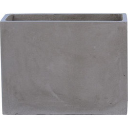 FLOWER POT-2 Fiber Cement Grey 60x30x45cm Ε6301,B (1ΤΜΧ)