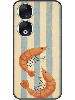 Θήκη Salt & Stripe Collection - The Tide Honor 90 5G Black TPU (Μαύρη Σιλικόνη)