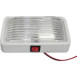 Φωτιστικό οροφής Led με διακόπτη λευκό 12V 150x90mm
