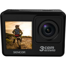 Sencor 3CAM 4K01W Action Camera Υποβρύχια με Οθόνη 2" Μαύρη