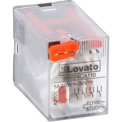 Ρελέ Τύπου Βάσης 14-Πόλων Σειράς HR60 4 C/O 5A 250VAC/30VDC Τάση Πηνίου 110VAC