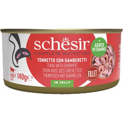Schesir Complete & Balanced with Tuna & Shrimps 140gr