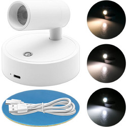 Μαγνητικό Φωτιστικό LED Spot Light Επιτοίχιο Επαναφορτιζόμενο 5V 3000-6000K Dimmable Λευκό CL-029