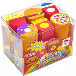 Σετ Γόμες Fancy Eraser Set: Fastfood Qihao