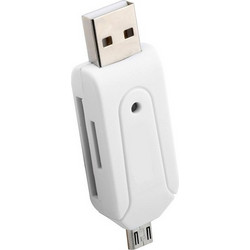 ΠΡΟΣΑΡΜΟΓΕΑΣ MICRO USB ΣΕ USB - ΑΝΑΓΝΩΣΤΗΣ ΚΑΡΤΩΝ ΜΑΥΡΟ OEM