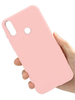 Θήκη Huawei P30 Lite Silky and Soft Touch Silicone σε Σομόν Σομόν Θήκη πλάτης Σιλικόνη