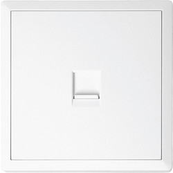 Πρίζα Data RJ45 CAT6 Λευκό Ματ LineMe Gena 50-00618-31