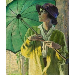 Olympus Woman with ubrella Ψηφιδωτό Diamond Painting Kit 50x70cm