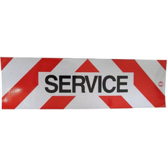 Prolutech Μαγνητική Πινακίδα Σήμανσης Service 500x150mm