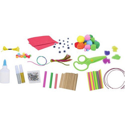 Eddy Toys Σετ Χειροτεχνίας 99 Τεμαχίων με Διάφορα Αξεσουάρ και Κουτί Αποθήκευσης, 49890 - Eddy Toys