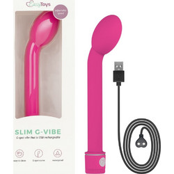EasyToys Slim G-Vibe Δονητής G-Spot 21cm Ροζ
