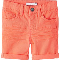 Name It Παιδικό Σορτς Chino Πορτοκαλί 13187086