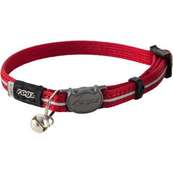 Rogz Περιλαίμιο Γάτας Alley Safety Release Κόκκινο S 20-31cm