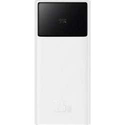 Baseus Star-Lord Power Bank 20000mAh 22.5W με 2 Θύρες USB-A White