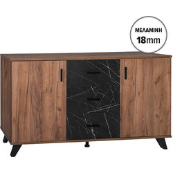 ΜΠΟΥΦΕΣ Fylliana Miami TOBACCO ΜΕ BLACK MARBLE ΧΡΩΜΑ 160x40x84εκ