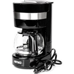 Amio - ΚΑΦΕΤΙΕΡΑ ΦΙΛΤΡΟΥ ΓΙΑ ΓΑΛΛΙΚΟ ΚΑΦΕ 24V 300W 650ML ΜΑΥΡΗ/INOX - 1 TEM. (03234/AM)