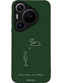 Sonique Men's Edition Back Cover Never Alone (Huawei Pura 70 Pro)