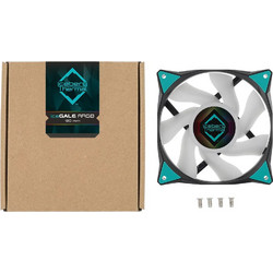 Iceberg Thermal IceGALE Case Fan 120mm ARGB με Σύνδεση 3-Pin 4-Pin PWM Black
