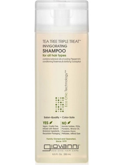 Giovanni Tea Tree Triple Treat Invigorating Σαμπουάν για Επανόρθωση 250ml
