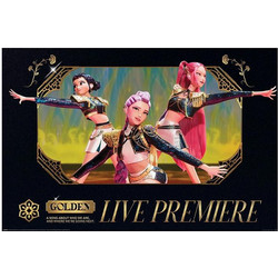 Αφίσα 91,5Χ61εκ K-POP DEMON HUNTERS Golden Live