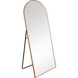 Καθρέπτης Δαπέδου Britt 2210379 70x2,7x170cm Gold Mirrors & More Μέταλλο