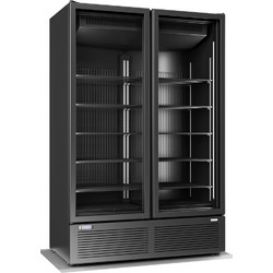 CRYSTAL CRFV 1200 Κάθετη Διπλή Βιτρίνα Κατάψυξης Βεβιασμένης Ψύξης με Αυτόματη Απόψυξη, 1.163 lt (Crystal) (CRFV 1200)