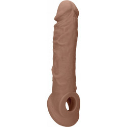 RealRock Penis Sleeve 20cm Mocha
