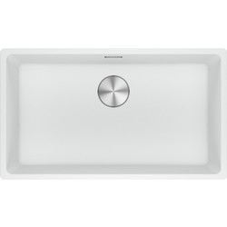 Franke Maris Bowl MRG 210/110-72 Polar White Υποκαθήμενος Νεροχύτης Γρανίτη 75x43cm