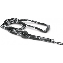 Κορδόνι Ασφαλείας Σφυρίχτρας Whistle Lanyard - Μαύρο 44066