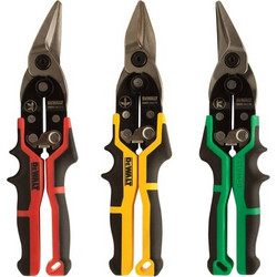 DEWALT DWHT14676-0 Σετ Λαμαρινιψάλιδο δεξί αριστερό ευθύ 3τμχ