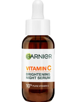 Garnier SkinActive Vitamin C Glow Boost Night Serum Προσώπου για Λάμψη με Βιταμίνη C 30ml