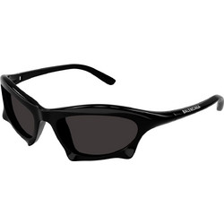 Balenciaga BB0229S 001 Ανδρικά Γυαλιά Ηλίου Πολυγωνικά Κοκάλινα Μαύρα με Μαύρο Polarized Φακό