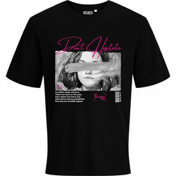 Κοντομάνικο REGULAR T-Shirt SUGA SRB-16 Μαύρο