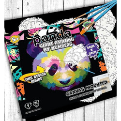 Splat Planet Σετ Ζωγραφικής με Αριθμούς Panda σε Καμβά με Τελάρο 30x40cm