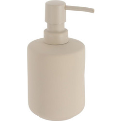 Dispenser stoneware μπεζ 400ml/7,8x16,3cm