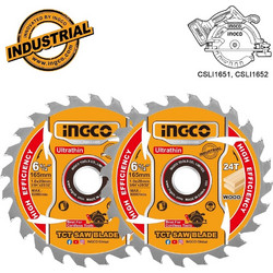 Δίσκος Κοπής Ξύλου 2 τεμ. Φ 165mm TSB1653