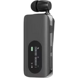 Ασύρματο Bluetooth Ακουστικό Με Clip Και Οθόνη Wireless Q8 - ΓΚΡΙ