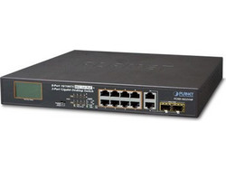 Planet FGSD-1022VHP Unmanaged L2 Switch με 8 Θύρες Ethernet 100Mbps και 2 SFP Θύρες