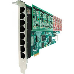 OPENVOX A800E10 8 PORT ANALOG PCI-E CARD + 1 FXS MODULE