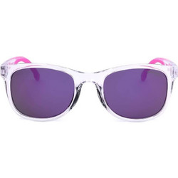 Carrera CA8054/S 900/TE Αθλητικά Ανδρικά Γυαλιά Ηλίου Τετράγωνα Κοκάλινα Διαφανή με Μώβ Καθρέπτη Φακό