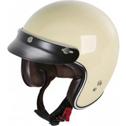 Garibaldi G02X Fiberglass Ivory Κράνος Μηχανής Jet 1050gr