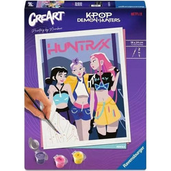 KPop Demon Hunters CreArt Paint by Numbers Painting Set Huntrix