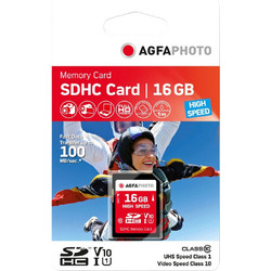 Agfaphoto High Speed SDHC 16GB Class 10 U1 V10 UHS-I