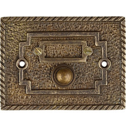 Roline K396 Κουδούνι από Ορείχαλκο Αντικέ 98x73mm