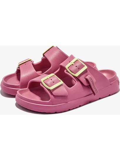 D.FRANKLIN Vibe Foam 2 Buckles Rose Mix