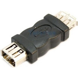 Powertech POWERTECH αντάπτορας USB θηλυκό σε θηλυκό CAB-U019, μαύρος
