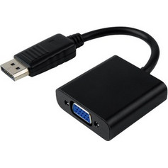 Powertech POWERTECH αντάπτορας DisplayPort σε VGA CAB-DP022, 0.20m, μαύρος