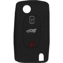 UNBRANDED Θήκη κλειδιού για αυτοκίνητα Alfa Romeo 2012-01, εύκαμπτη, μαύρη