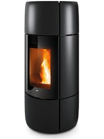 MCZ Curve Air Matic 8 Core Up Bordeaux Ceramic Σόμπα Pellet 8kW