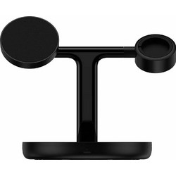 Baseus Swan Stand 3in1 Ασύρματος Φορτιστής Qi Pad 20W Black